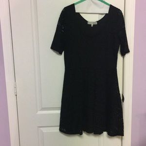 Black lace dress
